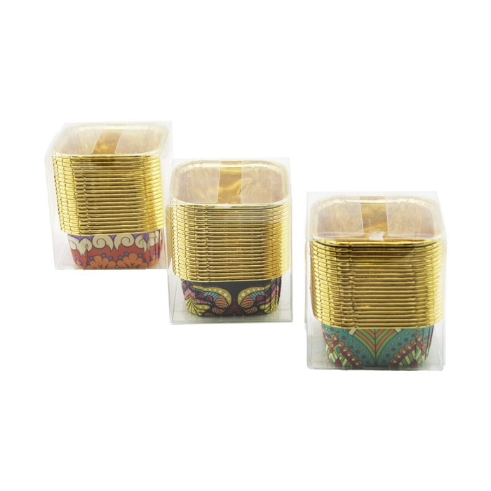 20 PCS GOLD - FOLYOLUKARE - KALIN MUFFİN KAĞIT KEK KAPSÜLÜ (4549)