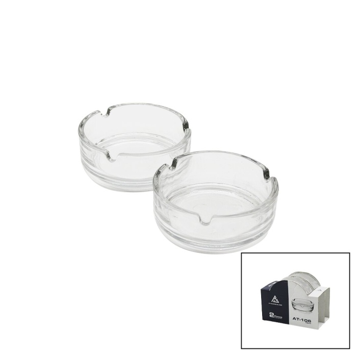 2PCS 10CM CAM - DÜZ YUVARLAK KÜLLÜK (4549)