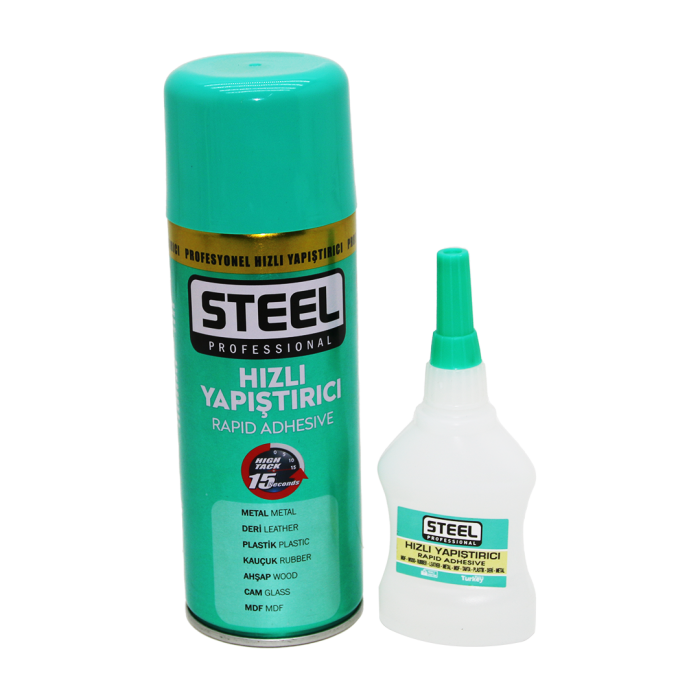STEEL 400ML+60GR BÜYÜK HIZLI YAPIŞTIRICI (4549)