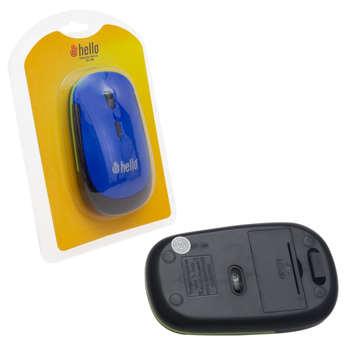 HELLO HL-40 1200 DPI 2.4 GHZ KABLOSUZ MOUSE (4549)
