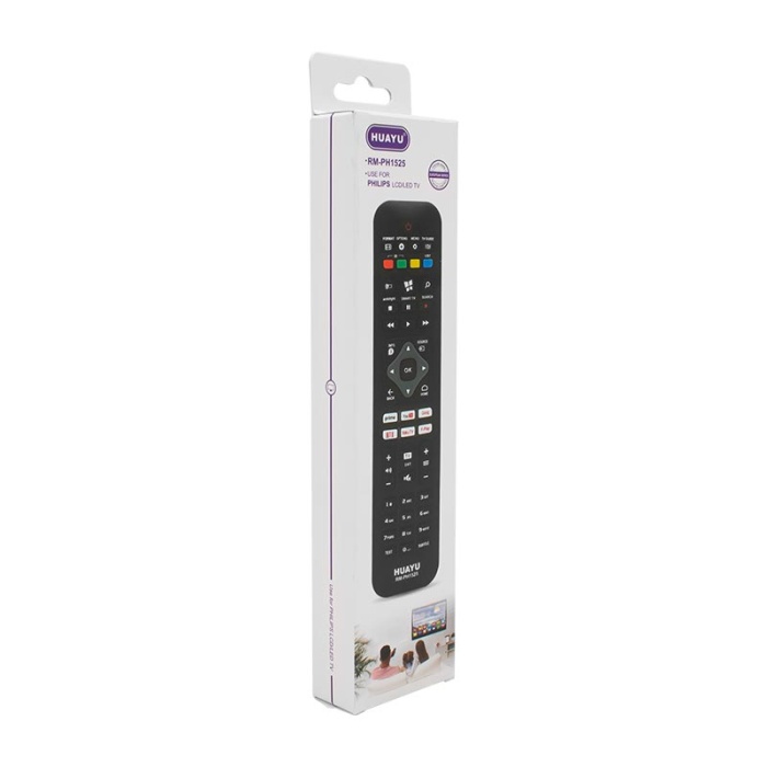 HUAYU KL RM-PH1525 PHILIPS NETFLIX- YOUTUBE- PRIME VIDEO TUŞLU UNIVERSAL LCD-LED TV KUMANDA (4549)