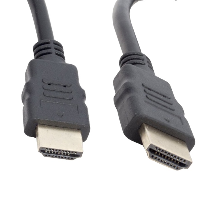 HDMI KABLO DÜZ SİYAH PLASTİK 30 CM (4549)