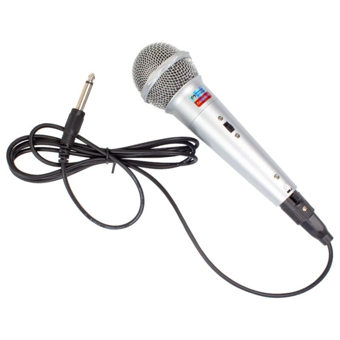 MAGICVOICE MV-4676 DİNAMİK GRİ KABLOLU EL MİKROFONU (4549)