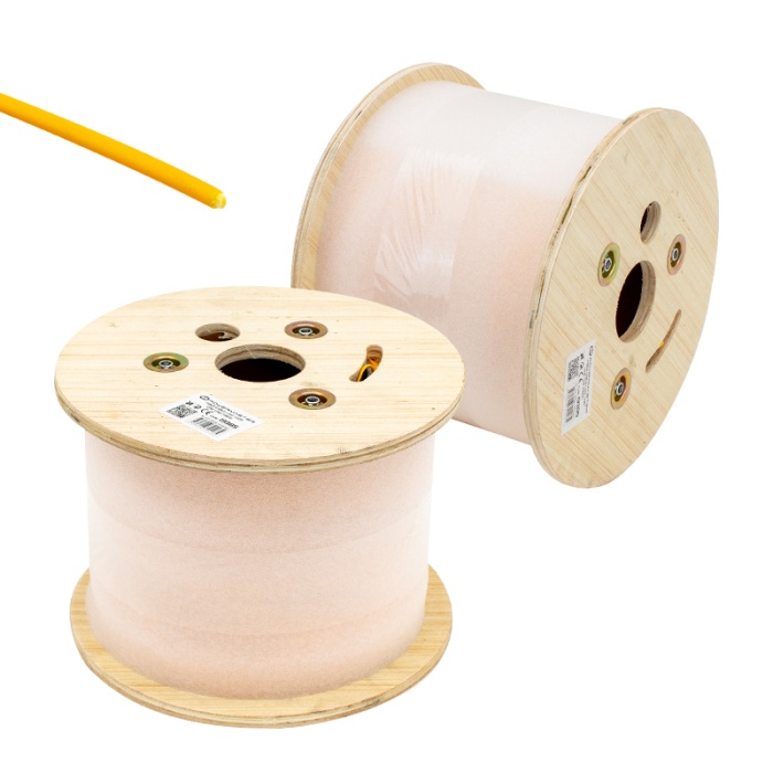 FİBER KABLO SARI 1 HAT LSZH 1000 MT RULO (ONE LINE FIBER) (4549)