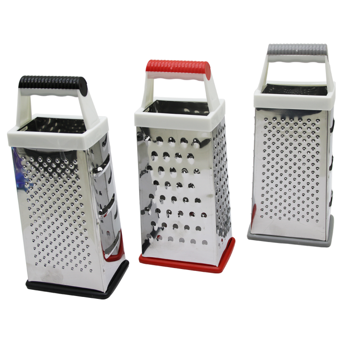 INOX DÖRTGEN - BÜYÜK METAL RENDE PLASTİK SAPLI (4549)