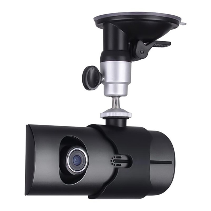 GPSLİ ÇİFT KAMERALI ARAÇ İÇİ DVR KAMERA SET (32 GB KART DESTEKLİ) (4549)
