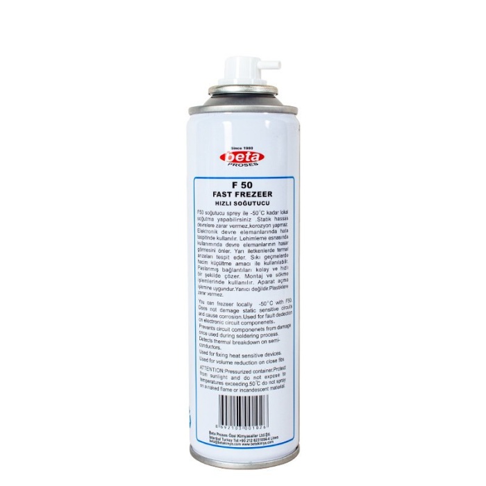 SOĞUTUCU SPREY BETA F-50 FAST FREZEER 200 ML KT-50 (4549)