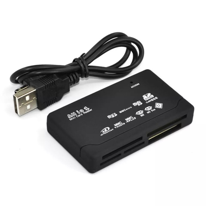 USB 2.0 SD-MMC-MICRO SD 4IN1 ÇOKLU KART OKUYUCU (4549)