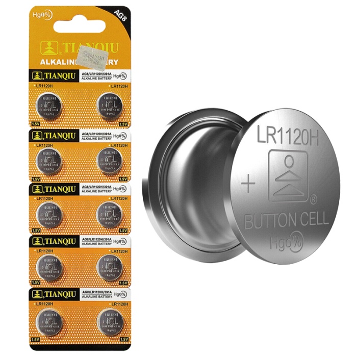 TIANQIU AG-8 ALKALİN LR1120 DÜĞME PİL (10LU PAKET) *OXFORD (4549)