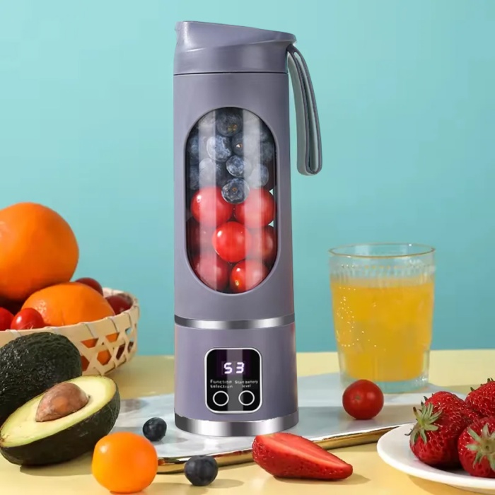 450ML SHAKEN TAKE KİŞİSEL SMOOTHİE TAŞINABİLİR BLENDER MEYVE SIKACAĞI ŞARJLI MOR (4549)