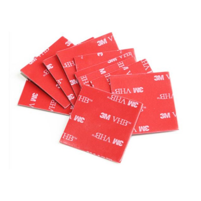 20X20MM KARE 3M ÇİFT TARAFLI BANT (10LU PAKET) (4549)