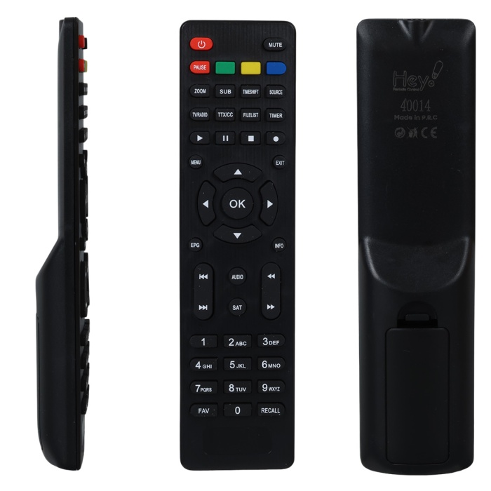 MERSAT STAR/YUMATU HD/CITYBOX HD/MERSAT MARGINAL UYDU KUMANDASI PAUSE KIRMIZI (40014=3035) (4549)