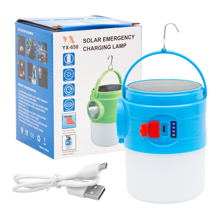 100 WATT ÇOK FONKSİYONLU SOLAR ACİL DURUM LAMBASI (4549)