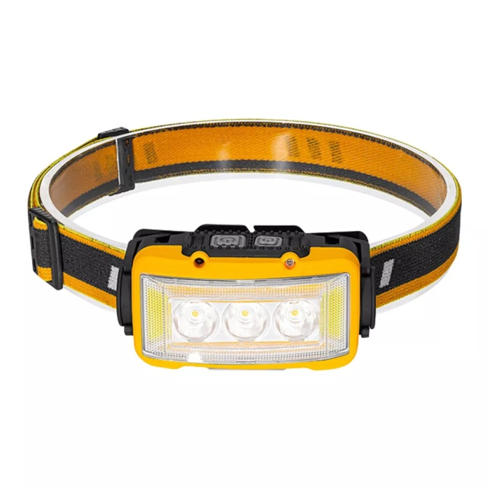 SARI 10 WATT SENSÖRLÜ 11 IŞIK MODLU KAFA LAMBASI 24 BEYAZ SMD - 6 KIRMIZI SMD - 1 POWER LEDLİ (4549)