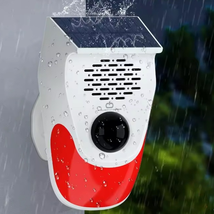KUMANDALI SOLAR SESLİ IŞIKLI 120DB ALARM SİSTEMİ (4549)