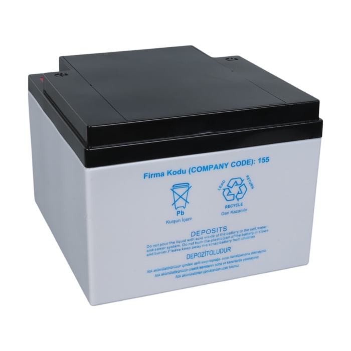 YOKOHAMA YH-1226 12 VOLT - 26 AMPER KURU AKÜ (165 X 176 X 125 MM) (4549)
