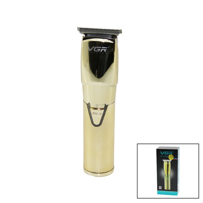 GOLD KROM KAPLAMA GÖVDE  SAÇ - SAKAL KESME TRAŞ MAKİNESİ  USB ŞARJLI V-903 (4549)