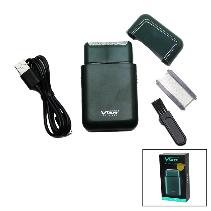 SEYAHAT TİPİ 2IN1 SIFIR SAKAL - ÇİZİM TRAŞ MAKİNESİ USB ŞARJLI V-390 (4549)