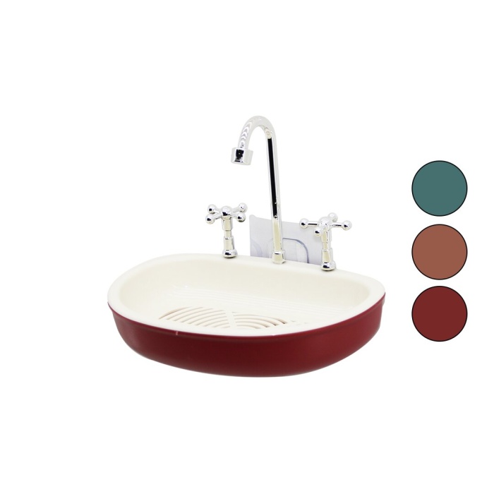 LAVABO FİGÜRLÜ KATI SABUNLUK (4549)