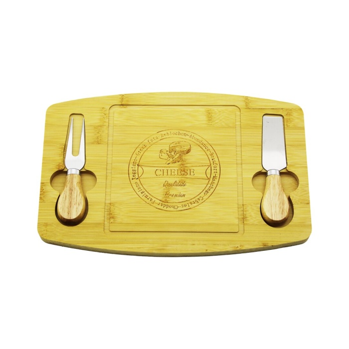 BIÇAK SAĞ-SOL 19X29CM -1.5CM AHŞAP BAMBU KAHVALTI PEYNİR SUNUM TABAK 2PEYNİR BIÇAK=AHŞAP SAPLI (4549)