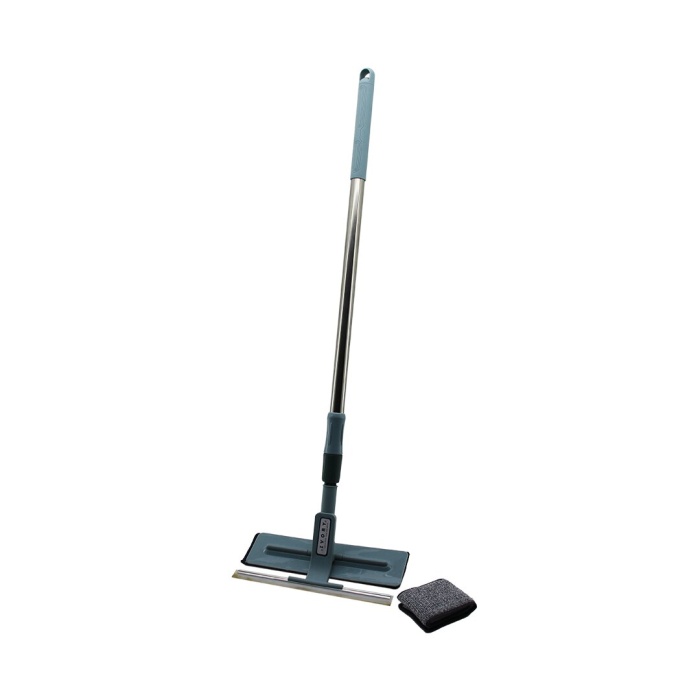 2IN1   UZATMALI - YEDEKLİ  MİKROFİBER MOP - CAMSİL (4549)