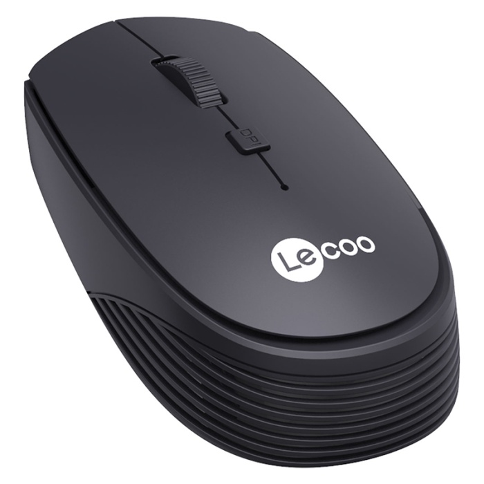 LENOVO LECOO WS202 1600 DPI 4 TUŞLU SİYAH KABLOSUZ MOUSE (4549)