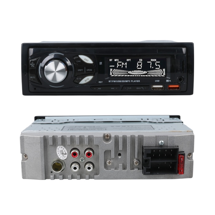 ÇİFT USB/SD/FM/AUX/BLUETOOTH KUMANDALI OTO TEYP 4X60 WATT CS-107 (4549)