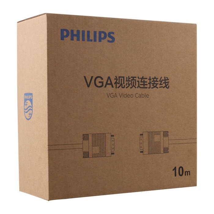 PHILIPS SWV6139B/93 SİYAH 3+6 ERKEK-ERKEK 15 PİN 10 METRE VGA KABLO (4549)