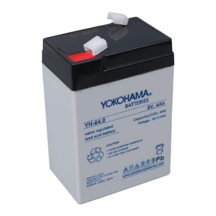 YOKOHAMA YH-64.0 6 VOLT - 4 AMPER IŞILDAK AKÜSÜ (70 X 48 X 101 MM) (4549)