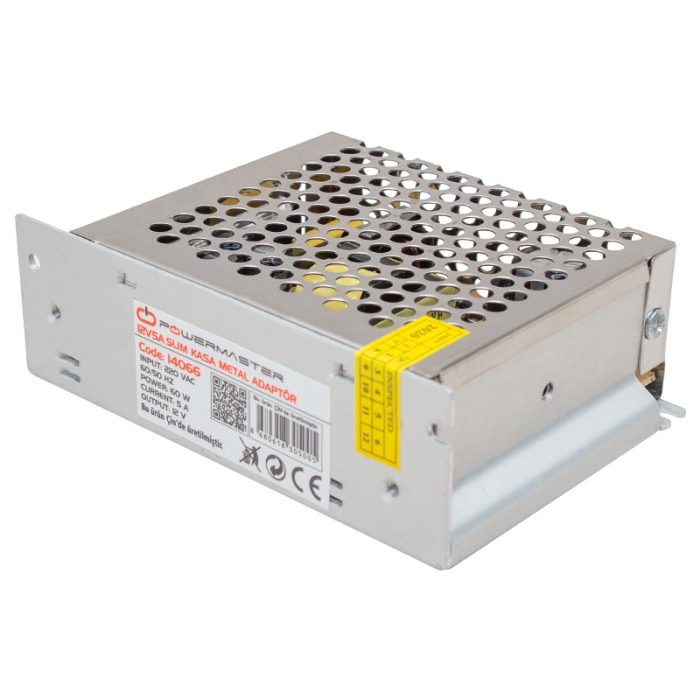 12 VOLT - 5 AMPER METAL KASA ADAPTÖR (4549)