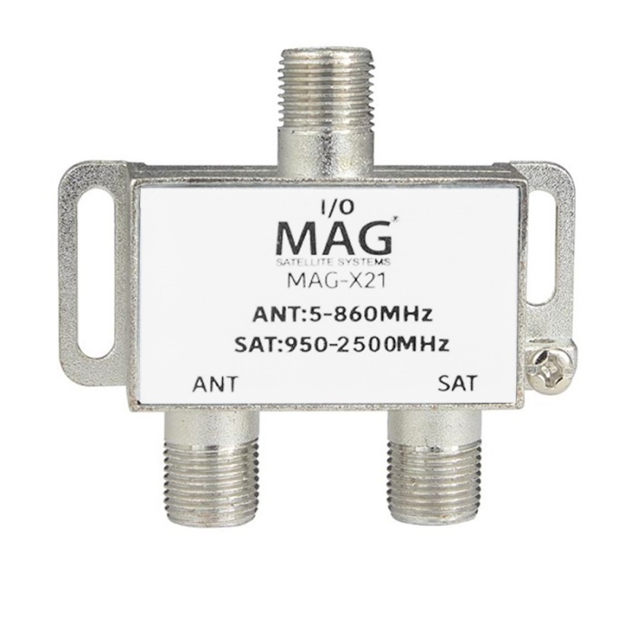 MAG MAG-X21 TV/SAT 5-2500MHZ COMBINER 950-2500MHZ (4549)