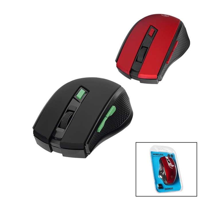 EVEREST SMW-777  WİRELESS - KABLOSUZ  1600DPI USB OPTİCAL MOUSE  VAKUM AMBALAJ (4549)
