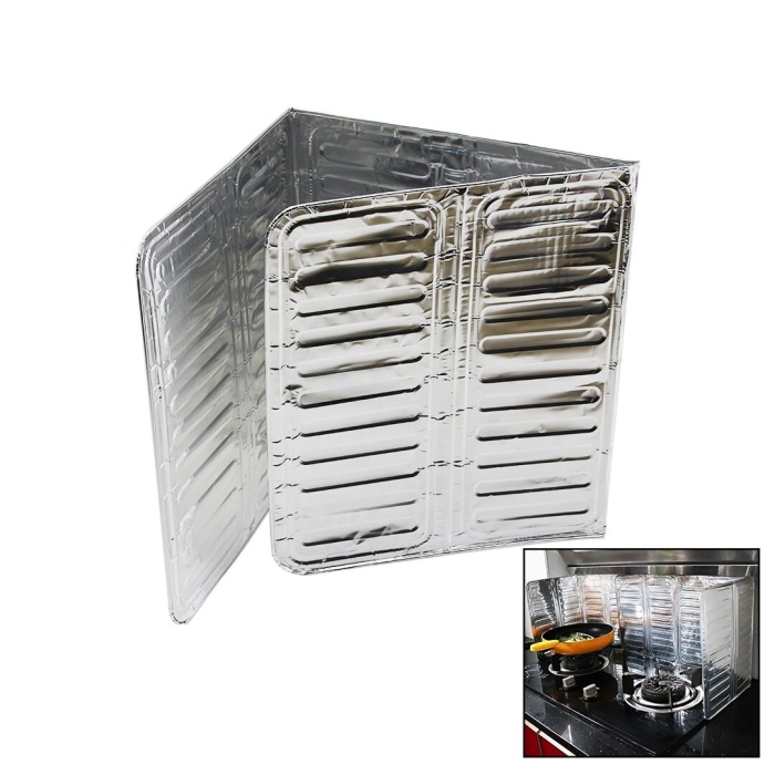 OCAK YAĞ SIÇRAMA KORUYUCU ALÜMİNYUM FOLYO PLAKA 83X32.5CM (4549)