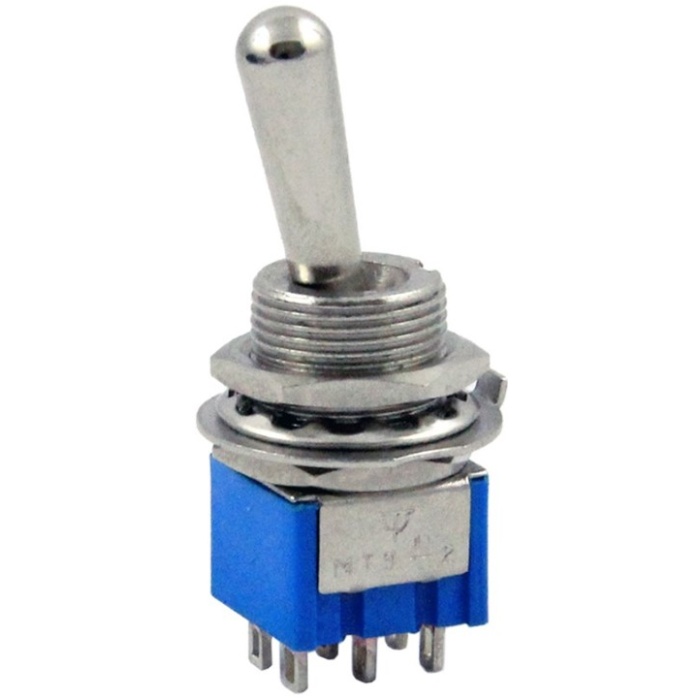 TOGGLE SWİTCH ON-OFF Ø12MM MTS-202L (IC-148G) (4549)