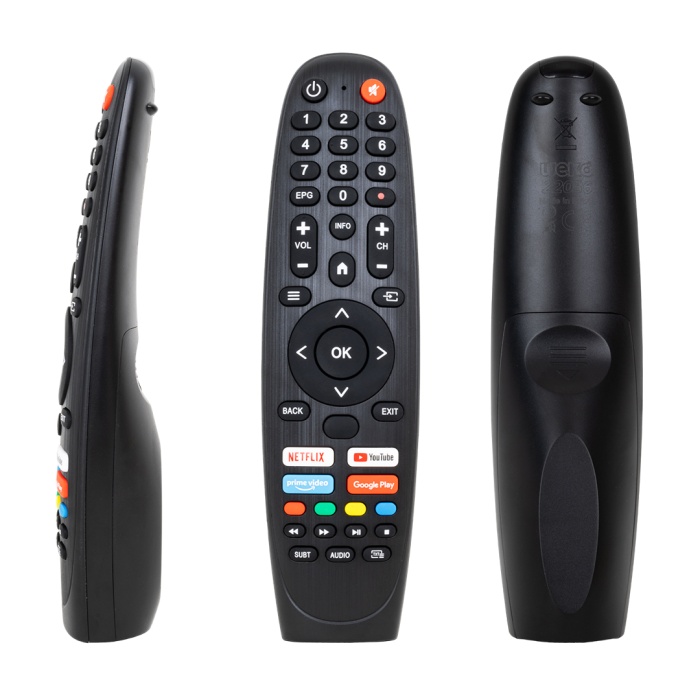 KL ONVO-PROFİLO-SABA NETFLIX-YOUTUBE-GOOGLE PLAY-PRIME VIDEO TUŞLU SES KOMUTSUZ LCD LED TV KUMANDA (4549)