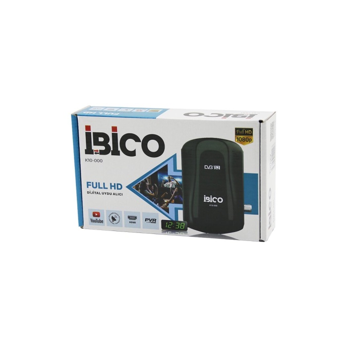 FULL HD DİJİTAL UYDU ALICISI HDMI - AV - Rs232 WİFİ - YOUTUBE 1080P OTOMATİK KANAL GÜNCELLEME K10-000 (4549)