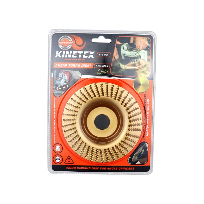 115MM  AHŞAP DİSK EĞE TÖRPÜ GOLD (4549)