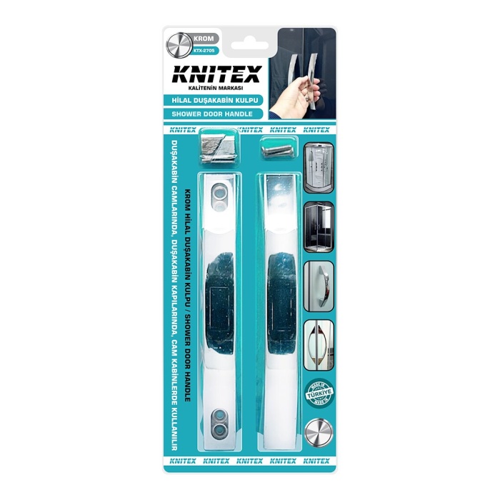 PLASTİK KROM KAPLAMA DUŞAKABİN KOLU 10MM (4549)