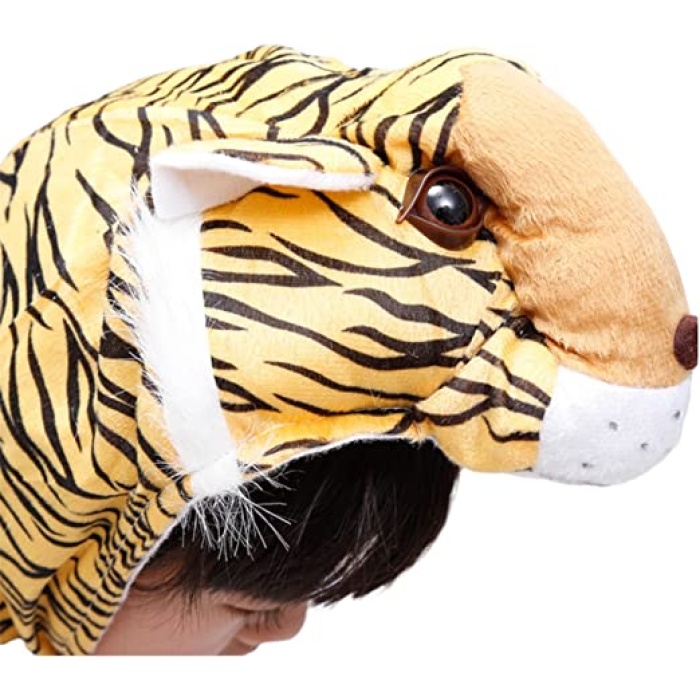 Çocuk Kaplan Kostumu - Aslan Kostümü 4-5 Yaş 100 cm (4549)