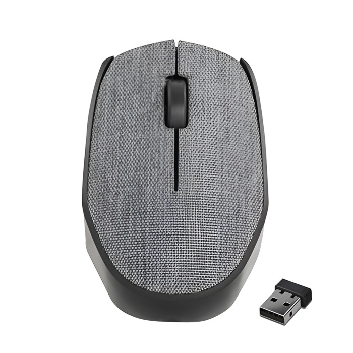 EVEREST KM-218 USB GRİ 2.4GHZ KUMAŞ YÜZEY KABLOSUZ MOUSE (4549)
