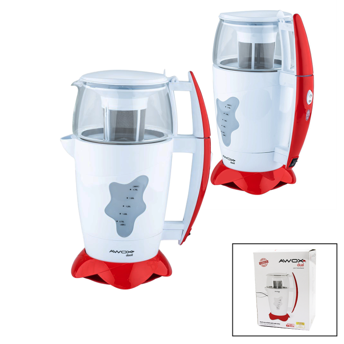 AWOX DUAL ÇAY MAKİNESİ ÇAYCI 1.75LT+1.2LT (4549)