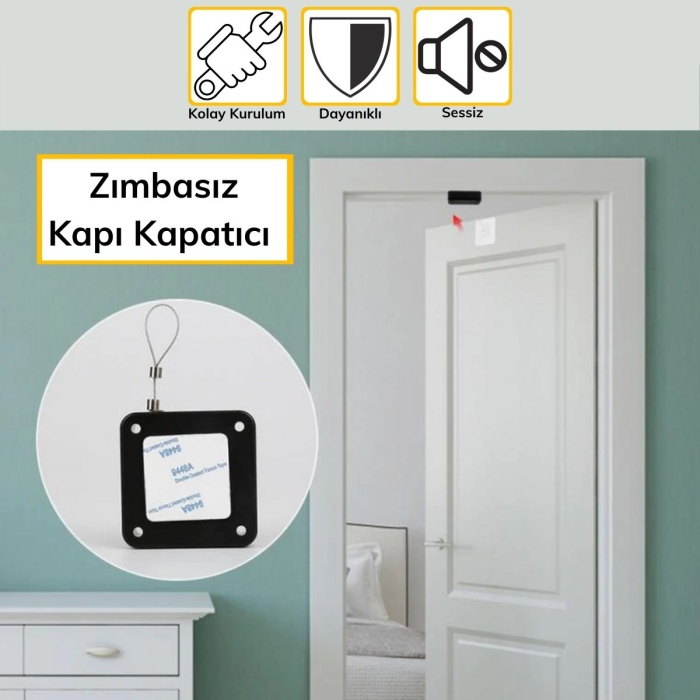 Yangına Dayanıklı Sıva Üstü Tüm Kapılar İçin Uygun Otomatik Kapanan Hızlı Otomatik Kapı Kapatıcı (4549)