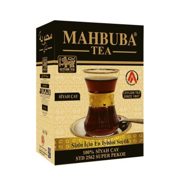 Mahbuba Tea STD 2562 Super Pekoe İthal Seylan Sri Lanka Ceylon Kaçak Siyah Yaprak Çayı 400gr