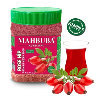 Mahbuba Kuşburnu Aromalı Oralet Çayı İçecek Tozu 300gr Hot Drink Sıcak Tüketiniz