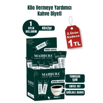 Mahbuba Life Hindiba Kahvesi Kilo Vermeye Yardımcı Diyet Kahvesi Zayıflama Detox Kahve 60x2gr 1 Aylık Kullanım