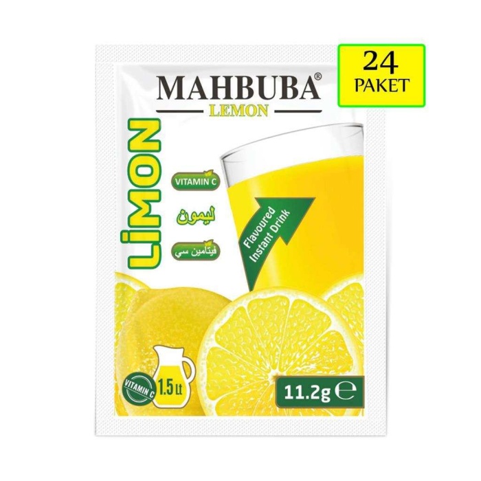 Mahbuba Limon Aromalı Soğuk Toz İçecek 24x11.2gr