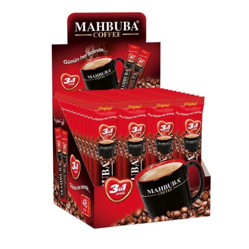 Mahbuba Coffee 3ü1 Arada Hazır Kahve 48x18gr