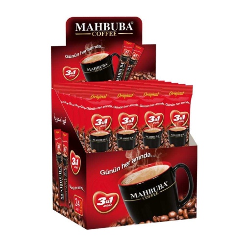 Mahbuba Coffee 3ü1 Arada Hazır Kahve 24x18gr