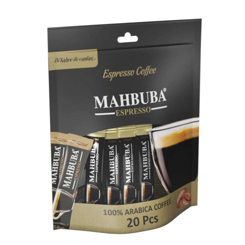 Mahbuba Coffee Hazır Öğütülmüş %100 Arabica Espresso Bi Kahve ile Canlan 20x2gr