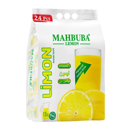 Mahbuba Limon Aromalı Soğuk Toz İçecek 24x11.2gr